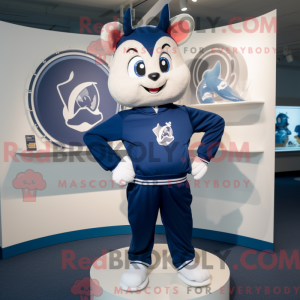 Navy Contortionist mascot...