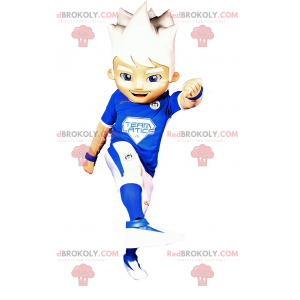 Soccer player mascot - Redbrokoly.com