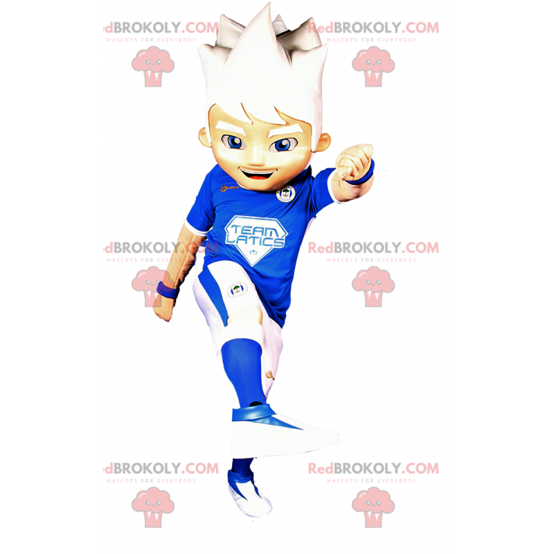 Fotballspiller maskot - Redbrokoly.com