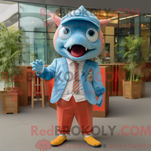 Disfraz de mascota Sky Blue...