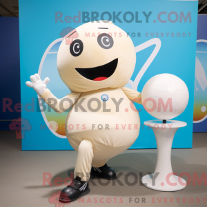 Crème voetbal mascotte...