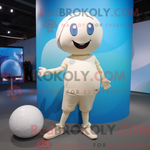 Crème voetbal mascotte...