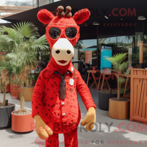 Costume mascotte de girafe...