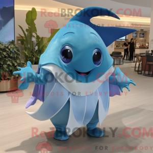 Costume mascotte de raie...