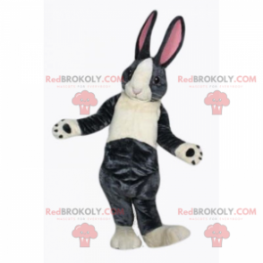 Mascotte lapin avec longues oreilles - Redbrokoly.com