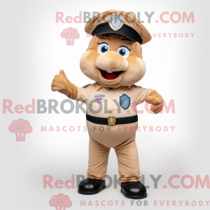 Postava maskota Tan Police...