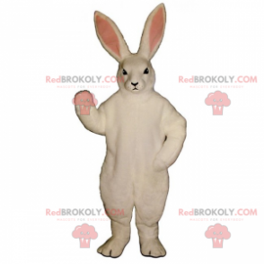 Mascotte lapin blanc - Redbrokoly.com