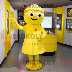 Gul Pho maskot kostume...