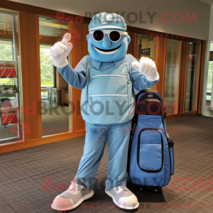 Cyan Golf Bag...