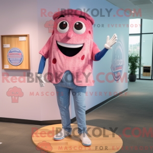Postava maskota Pink Pizza...