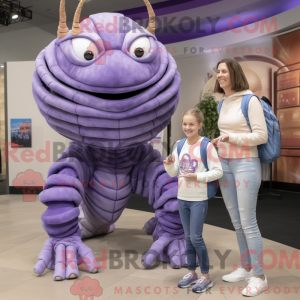 Lavendel Trilobite maskot...