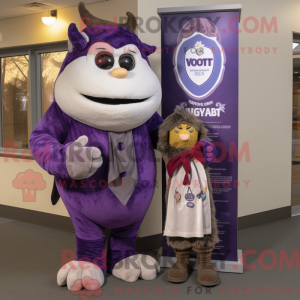 Costume de mascotte Purple...