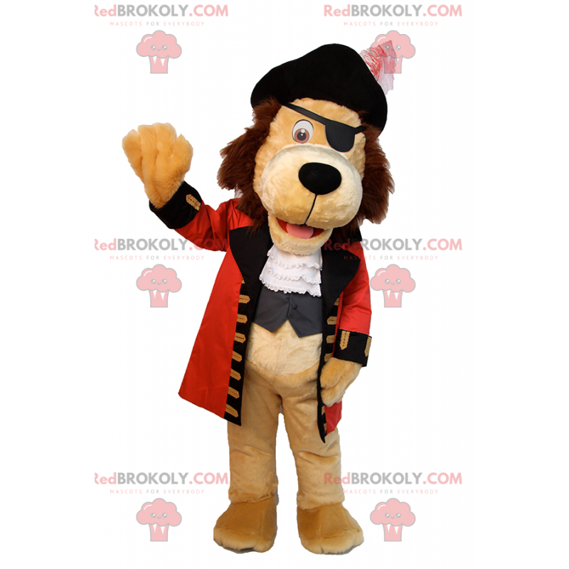 Maskot Lion v pirátské oblečení - Redbrokoly.com Maskot Lion v pirátské oblečení - Redbrokoly.com