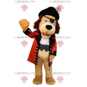 Lion maskot i pirat outfit - Redbrokoly.com