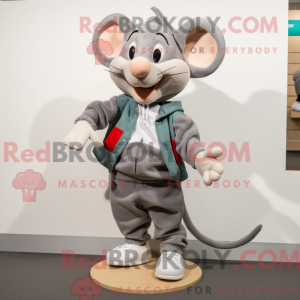 Grå mus maskot...