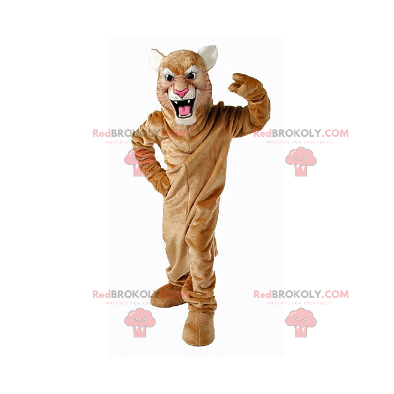 Mascotte leonessa arrabbiata - Redbrokoly.com