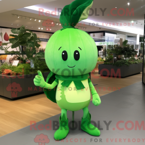 Forest Green Radish mascot...