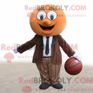 Maska Brun Basketball Ball...