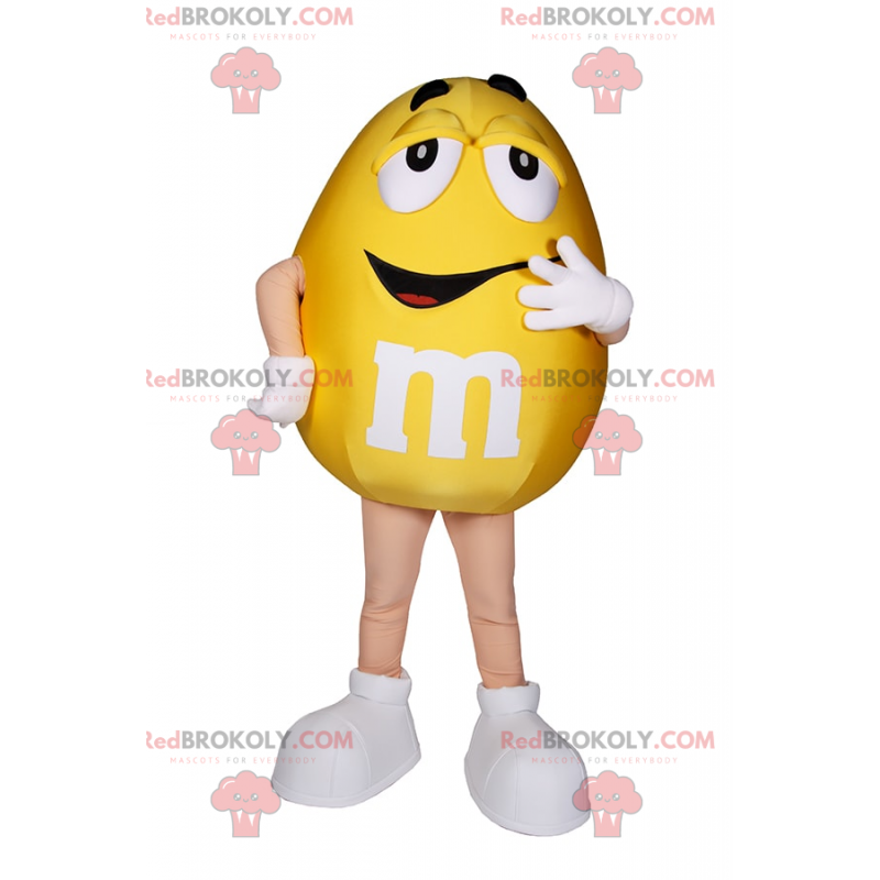 M & Ms gelbes Maskottchen - Redbrokoly.com