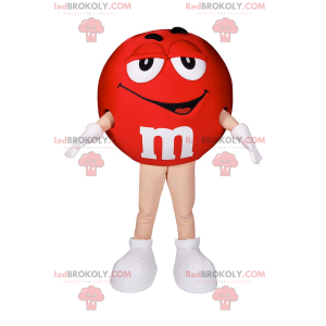 M & Ms Red Mascot - Redbrokoly.com