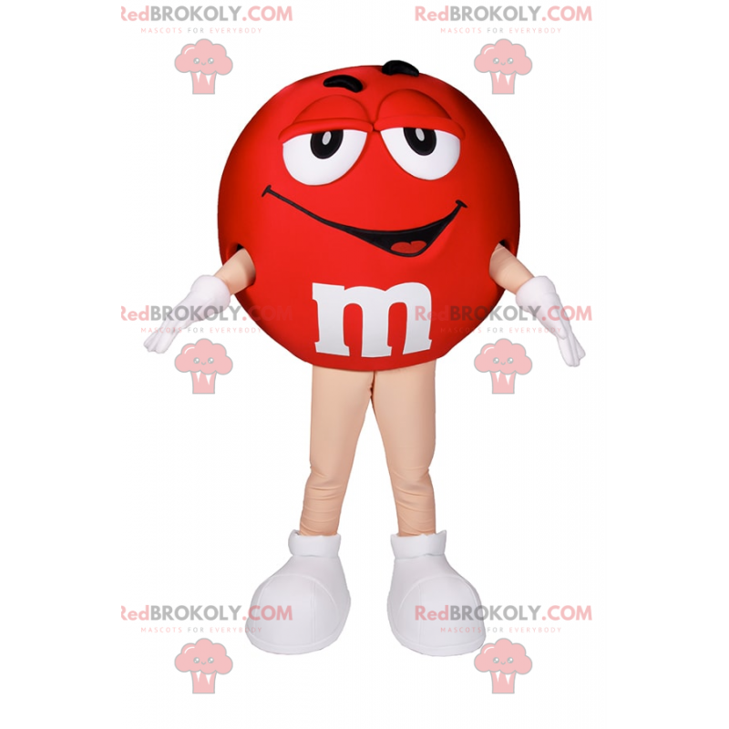 M & Ms Red Mascot - Redbrokoly.com