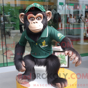 Chimpansee-mascottekostuum...