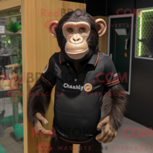 Chimpanse maskot kostume...
