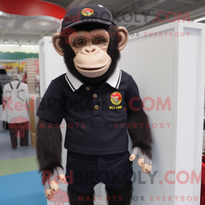 Chimpanse maskot kostume...
