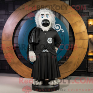 Black Celtic Shield mascot...