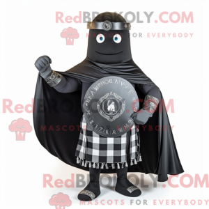 Sort Celtic Shield maskot...