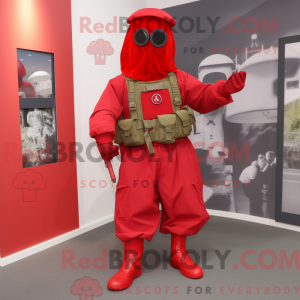 Röd Para Commando...