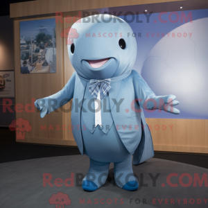 Personaggio mascotte balena...