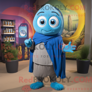 Blue Doctor mascottekostuum...
