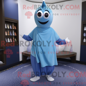 Blue Doctor mascottekostuum...