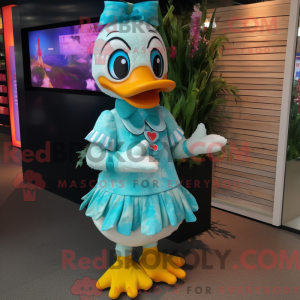 Disfraz de mascota del pato...
