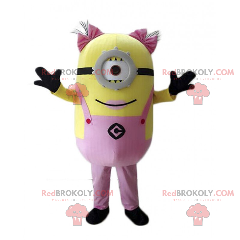 Mascota Minion - Chica con edredones - Redbrokoly.com