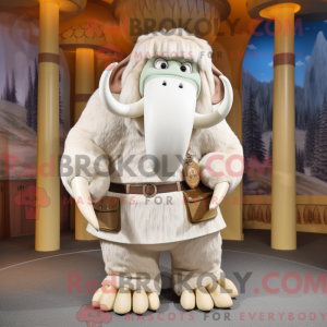 Disfraz de mascota mamut...