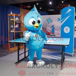 Sky Blue Ping Pong Table...