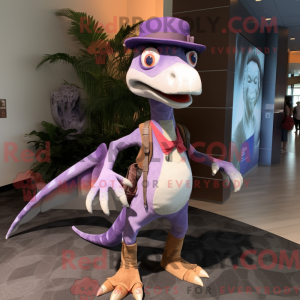 Lavendel Dimorphodon maskot...