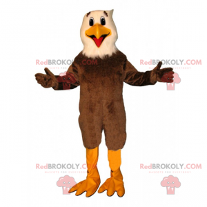 Smiling Eagle Mascot - Redbrokoly.com