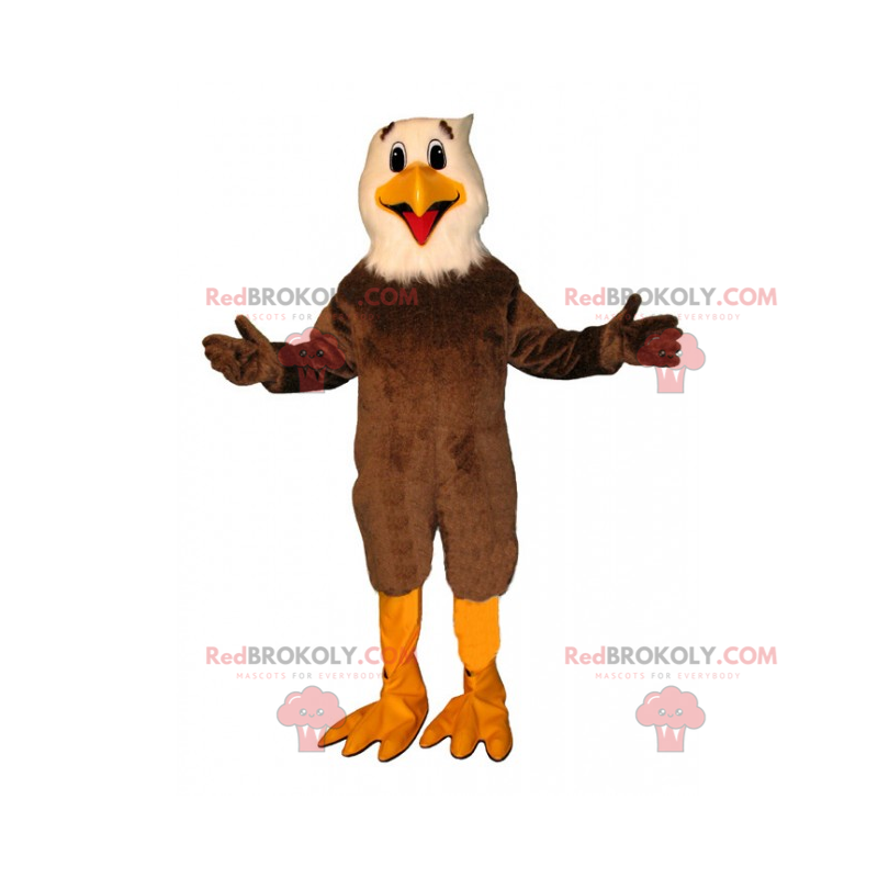Lächelndes Adler-Maskottchen - Redbrokoly.com