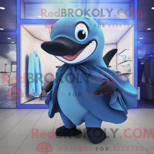 Blue Killer Whale mascot...