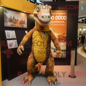 Rust Komodo Dragon Maskot...