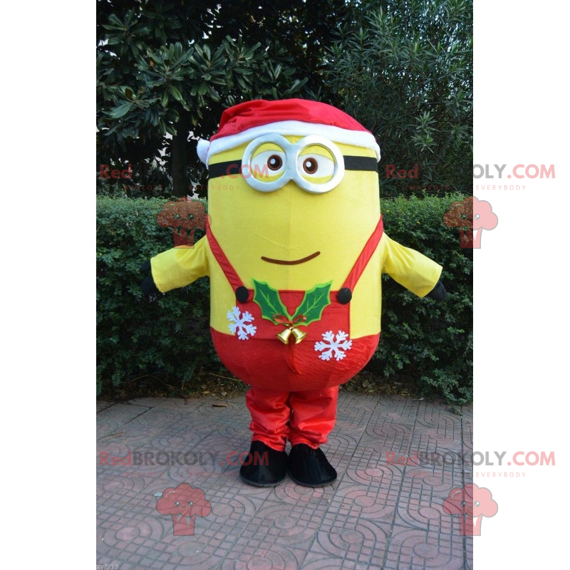 Maskotka Minionka w świątecznym stroju - Redbrokoly.com Maskotka Minionka w świątecznym stroju - Redbrokoly.com