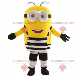 Minion maskot i fangeantrekk - Kevin - Redbrokoly.com