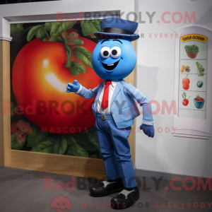 Maskottchenkostüm von Blue...