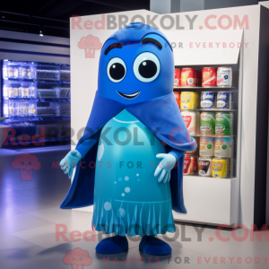 Blue Soda Can máscara de...