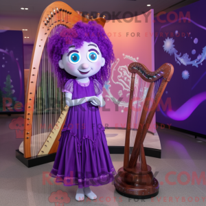 Lilla Celtic Harp máscara...