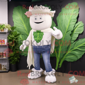 Costume mascotte de feuille...