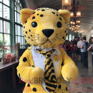 Citrongul Leopard maskot...